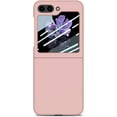 thumbnail image 2 of for Samsung Galaxy Z Flip 5 Case with Screen Protector, Ultra Thin Full Body Protective Phone Case Cover for Samsung Z Flip 5 5G FG Pink, 2 of 13