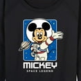 thumbnail image 3 of Mickey & Friends - Retro Mickey Portrait - Women's Lightweight French Terry Long Sleeve Shirt, 3 of 5