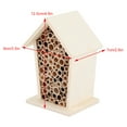 thumbnail image 3 of Durable Wooden Bee House,  House, Exquisite Workmanship Beautiful Backyard Decorate Gardens for Bees Insects, 3 of 7
