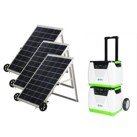 Natures Generator - 1800 Watt Solar Powered Portable Generator - Platinum (The Best Colloidal Silver Generator)