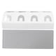 thumbnail image 1 of Rejilla para secar botellas daixiaolindai antideslizante soporte para vasos de drenaje de cocina hierro y silicona blanco, 1 of 10