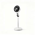 thumbnail image 2 of Standing Fan for Bedroom, 1190CFM Pedestal Fans Oscillating, Adjustable Floor Fan with DC Motor, 23dB Quiet, 12 Speeds, 12H Timer for Home Office- White, 2 of 5