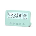 thumbnail image 1 of Sala de estar Desktop Digital Alarma Reloj de plástico Cuenta regresiva Temporizador Calendario Temperatura Humedad Medidor de humedad Bajo Ruido Home Supplies Verde Tipo 1 Inevent HA010357-03, 1 of 6