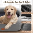 thumbnail image 4 of Gimars Orthopedic Thicken Egg Foam Ultra Soft Dog Beds for Large Dog Waterproof High Supportive Bolsters with Easy Clean Removable Washable Pet Beds Cover for Large Medium Small & Aging Dogs, 4 of 10