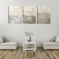 thumbnail image 4 of Minimalist Beige Canvas Wall Art Modern Abstract Framed Poster Prints Wall Decor Artwork for Living Room Bedroom Bathroom Office Decorations (36"Wx16"H), 4 of 6