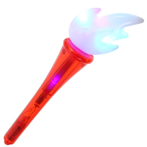 KAKOWELY Juego de luces, antorcha falsa para animar, divertido juguete de antorcha, antorcha de cartón, varita para animar, juguete