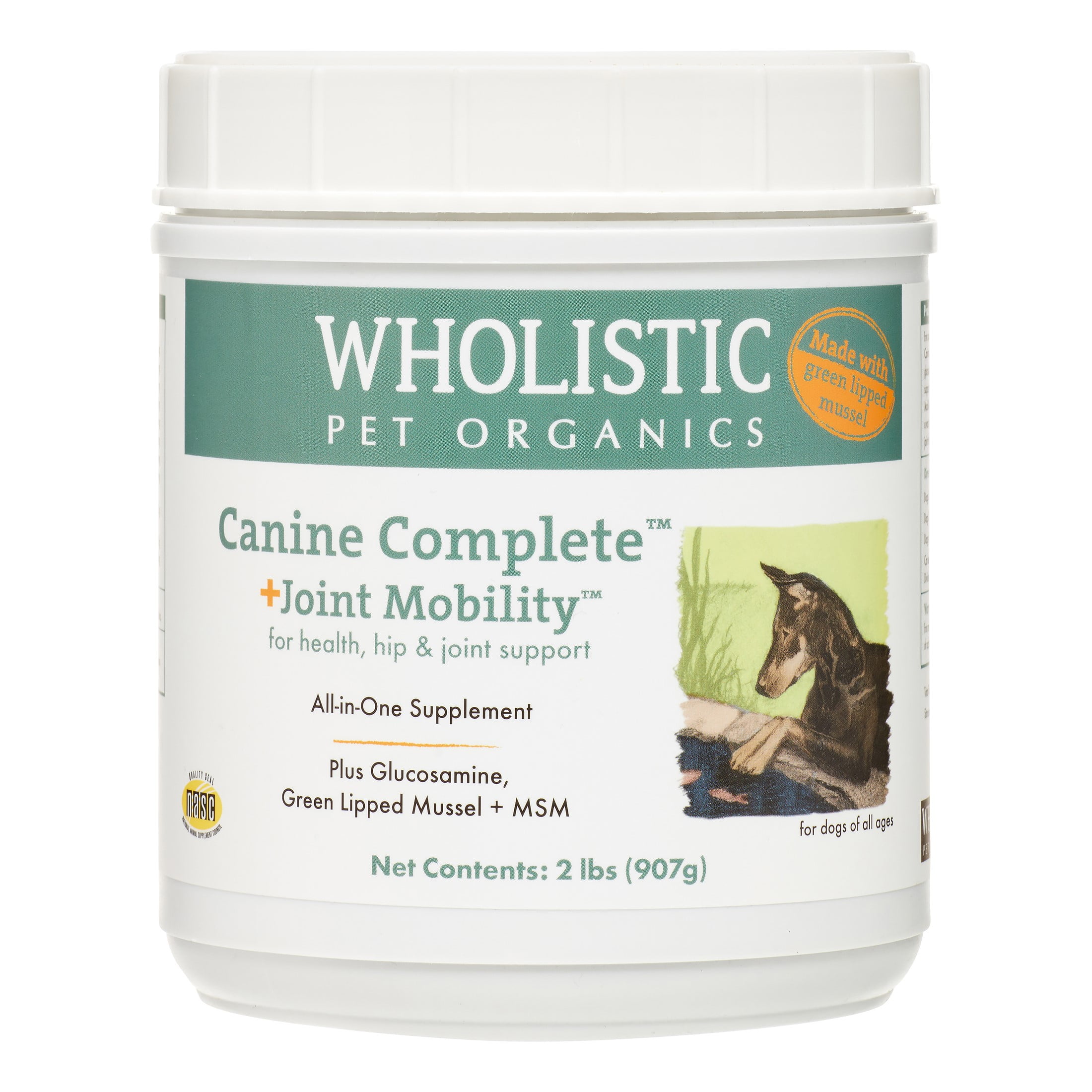 Wholistic Pet Organics Canine Complete Joint Mobility with Green Lipped