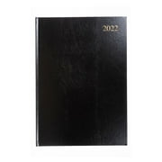 Collins Essential - A5 Day to Page 2022 Diary - Black