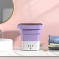 thumbnail image 3 of Portable Foldable Mini Washing Machine For Small Laundry Smart Cleaning Socks Underwear Compact Washer Ideal For Bathroom Kitchen Living Room Bathroom for Vanity Standing Towel Racks for Bathroom, 3 of 3