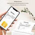 thumbnail image 2 of Inkless Thermal Mobile Printer with Bluetooth BLE4.0 - 8.5X11 Inch A4 Size, 200dpi Resolution, 1500mAh Battery - Supports iOS/Android/Laptop, Remote Printing, Student Question Bank & Error Templates, 2 of 7