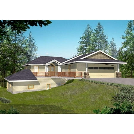 001-2050: ICF Traditional 3 Bed, 3 Bath Luxury Home Plan, 3310 Sq Ft: Full Blueprints with License to Build by Home Plan Marketplace - Lesuto