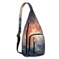 thumbnail image 1 of Athletic Journey Sling Backpack - Water-resistant Shoulder Bag for Baseball, Soccer & Competition Gear, 1 of 4