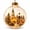 E, variant on Christmas Ball Ornaments, Light-Up Train and Tree Scene Bauble, Warm LED Glowing Hanging Decor for Holiday Displays