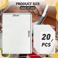 thumbnail image 5 of Iron on Adhesive Sheets 20PCS,Double-Sided Heat Melt Fabric Sheet, A4 Size Fusible Sheets, Interfacing, 5 of 7
