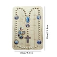 thumbnail image 2 of onlyliua Ofertas Del Prime Day de Hoy 2024 Table Of Madera para Rosario, Tarjeta Mística Del Rosario de La Misericordia, Bandeja de Madera Colorida para Sujetar El Rosario, Iluminación para La Educac, 2 of 7