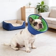 thumbnail image 4 of Dog Soft Cone Collar, Cat Cone Collar Soft, Dog Cone Alternative, Pet Recovery Collar for Wound Care After Surgery, Breathable Blue Pet E-Collar, 1 Pack, 4 of 5