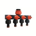 thumbnail image 3 of High Efficiency Water Faucet Splitter 1 To 4 Way Divider ABS Construction For Kitchen Bathroom Durable Control Adapter Faucet Accessory For DIY Plumbing, 3 of 6