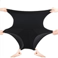 thumbnail image 4 of BXINGOHAI Briefs for Men with Fly Pouch Breathable Soft Moisture-Wicking Underwear Today Sales Black,XL, 4 of 6