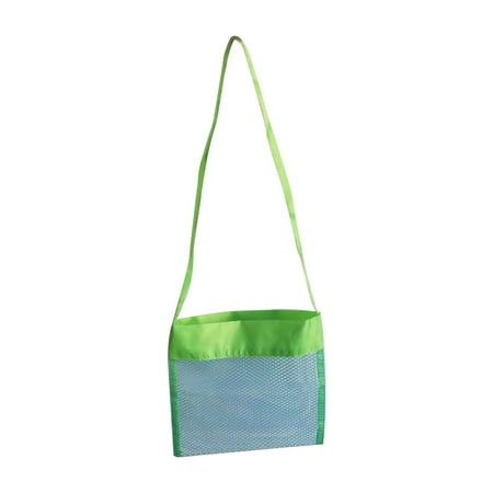 

Frehsky niture Mesh Beach Bag Large Tote Backpack Outdoor Kids Toys Travel Towels Sand Away Beach Toys