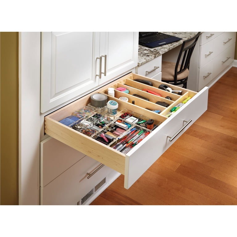 Rev-A-Shelf Wood Trim-to-Fit Drawer Insert, 23.98 x 21.97 In, 4WUT