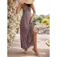 thumbnail image 5 of Mawalde Womens Spaghetti Strap Dress Summer Dresses Beach Cover Ups Casual Sundresses Red XL, 5 of 7