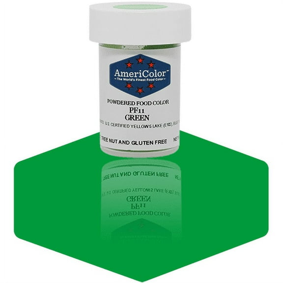 AmeriColor, Powder Food color, Green 3gm