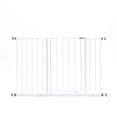 thumbnail image 4 of Regalo Easy Open 47-Inch Extra Wide Walk Thru Baby Safety Gate, White, Hardware Mounts Included, Ages 6 to 24 Months, 4 of 9