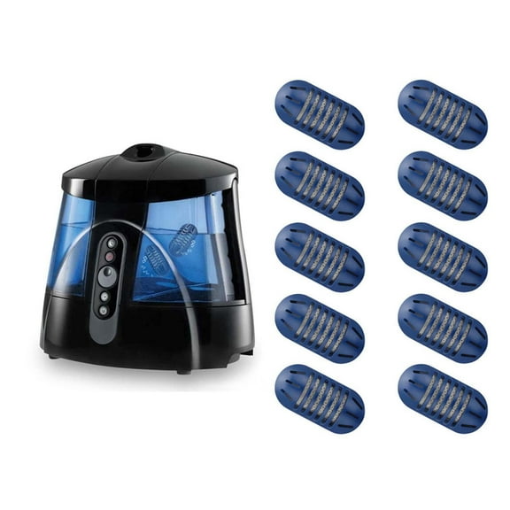 10PCS Universal Humidifier Tank Cleaner, Droplet Shape Cleaner Compatible with Warm/Cool Mist Humidifiers & Fish Tanks, Adorable Descaling Cleaner for Humidifier Maintenance