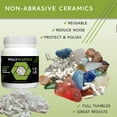 thumbnail image 4 of Polly Plastics Rock Tumbler Grit Kit & Ceramic Tumbling Filler Media, 4 of 10