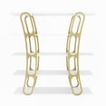 thumbnail image 6 of Decorotika Adar Bookcase White And Gold, 6 of 6