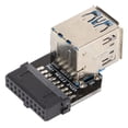 thumbnail image 1 of Adaptateur d'Interface USB, Adaptateur USB 20Pin à des Accessoires Informatiques Convertisseur USB Installation Sans Effort, 1 of 14