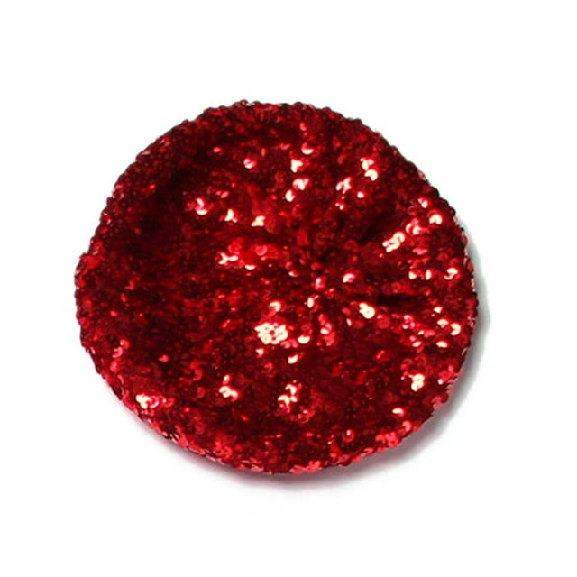 ziyahi Stretch Metallic Shining Sequins Berets Women Autumn Spring Summer Hats Mix Color Party Show Advertising Caps