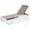 1 chair+1 table+2, variant on DIANJIE Brown Adjustable Chaise Lounge Chair 5 Position All Weather Textilene Outdoor Recliner With Wheels Stackable Design For Patio Pool Beach Yard Single Lounge Chair