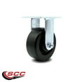 thumbnail image 2 of 5 Inch Polyolefin Wheel Rigid Caster with Ball Bearing Service Caster Brand, 2 of 2