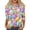 #01 Multicolor, variant on Womens Easter Tops Crewneck 3/4 Length Sleeve T Shirt Funny Bunny Print Family Gifts Dressy Tee Soft Casual T-Shirts, #01 Earthy Yellow, XXL