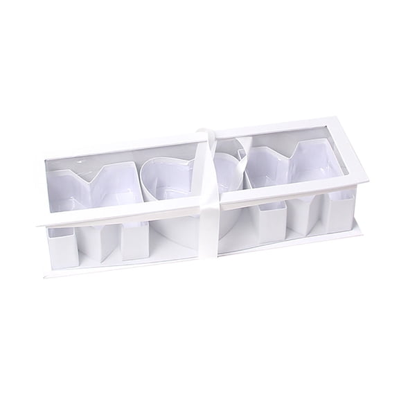 xaoyunyn Elegant Mother's Day Window Flower Box Multi Purpose Rectangular Gift,Soap Wedding Souvenir Packaging Stable Cardboard with Damp Protection