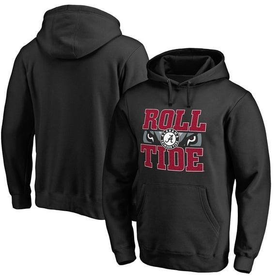 Men's Black Alabama Crimson Tide Stare Down Hometown Collection Pullover Hoodie