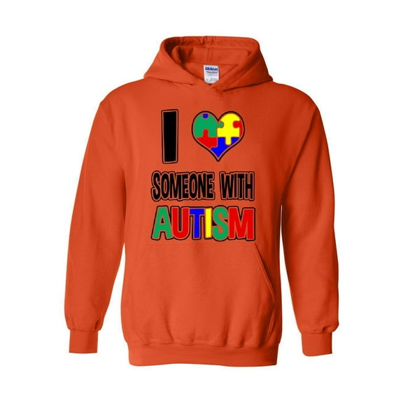 Women's Plus Sweatshirts and Hoodies - I Love Someone With Autism