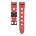 thumbnail image 3 of Pulsera de silicona para Samsung Galaxy Watch 3/4/4 Classic (negro-rojo), 3 of 6
