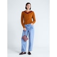 thumbnail image 2 of Free Assembly Women's and Women's Plus Cotton Cable Knit Sweater, Midweight, Sizes XS-4X, 2 of 6