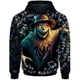 thumbnail image 3 of Sudadera con capucha informal para hombre con estampado de espantapájaros y cabeza de calabaza de otoño Novedades en sudaderas y sudaderas Sudadera con capucha holgada Ropa, 3 of 5