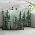 thumbnail image 3 of GOSMITH Pillow Covers Forest Green Summer Woods Evergreen Coniferous Trees Home Decorative Pillowcase Square Double Sides Pattern Throw Pillow Cases, 3 of 5