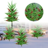 Flowers Red Fruit Potted Decoration for Indoor and Outdoor Front Porch Greenery