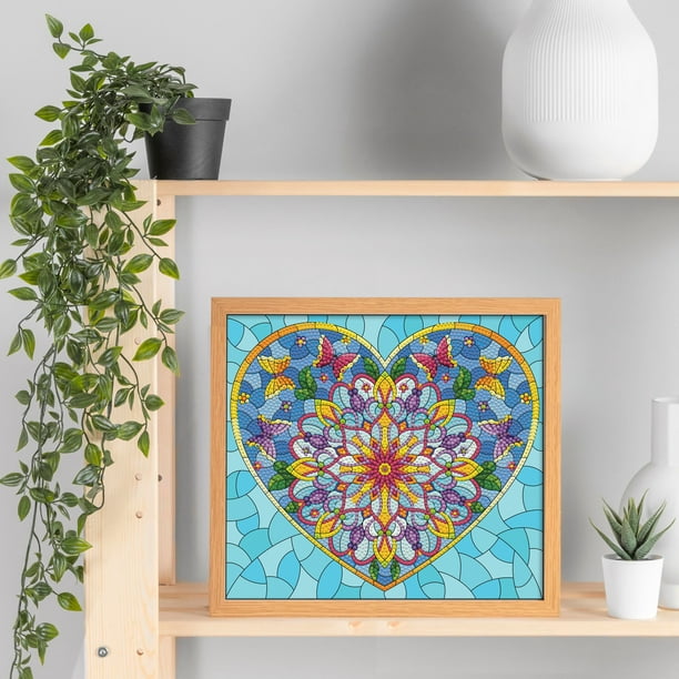 DIAMOND DOTZ® Stained Glass Heart Special Edition Diamond