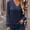 Navy, variant on Abomasnow Long Sleeve V Neck Shirts for Women Fall Tops Lightweight Sweaters Dressy Casual Tunic Tops 2025 Outfits