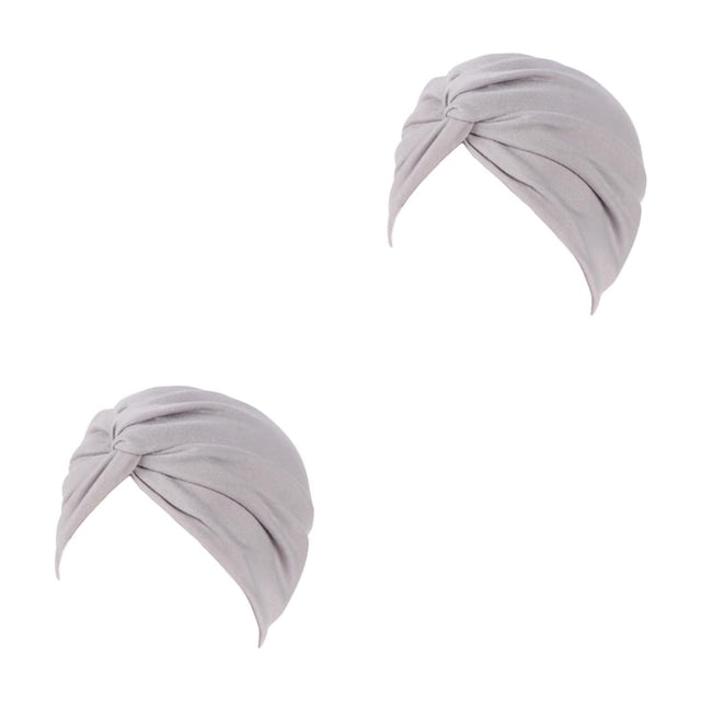 Turbante musulmán Sonducket Hijabs 2piezas gris claro