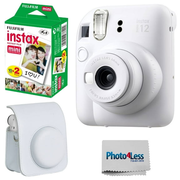 FUJIFILM INSTAX MINI 12 Instant Film Camera (Clay White)