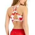thumbnail image 2 of ID Ideology Womens Tornado Twist Sports Bra Tornado Red XS, 2 of 3