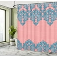 thumbnail image 4 of Ambesonne Floral Shower Curtain, Lace Delicate Retro Print, 69"Wx84"L, Sea Blue, 4 of 4