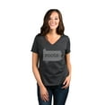 thumbnail image 2 of Thread Tank Home Roots State Pennsylvania PA Women's Relaxed V-Neck T-Shirt Tee Charcoal 2X-Large, 2 of 4